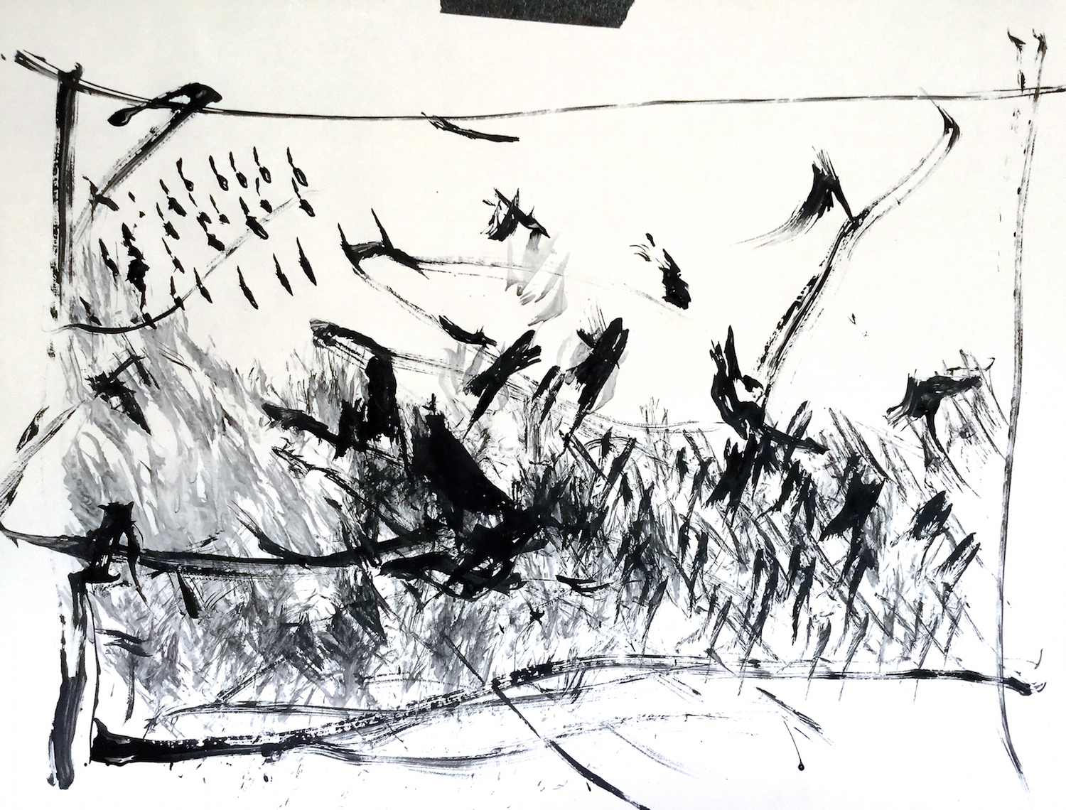 Gesture Drawing with Feather Brush